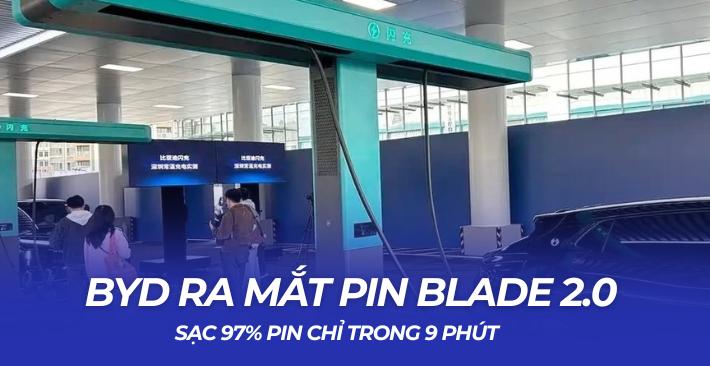 BYD ra mắt pin Blade 2.0: sạc 97% pin chỉ trong 9 phút